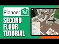 how to create second floor in planner5d