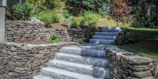 Pennsylvania Fieldstone Wall And Steps