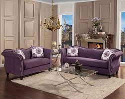 zaffiro sofa sm2233 in lavender fabric