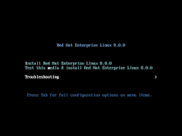 installation red hat enterprise linux 8