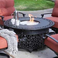 Round Gas Fire Pit Table With Propane