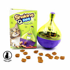 This is an extremely easy cat feeder to make since the materials you need should be readily available at home. Cat Iq Treat Toy Smarter Interactive Kitten Ball Toys Pet Food Dispenser Puzzle Feeder For Cats Playing Tr Pet Food Dispenser Food Animals Interactive Cat Toys