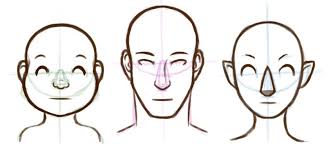 A shaded curve above each of those. How To Draw A Cartoon Nose