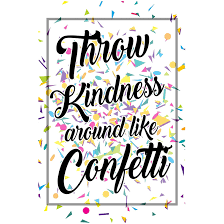 classroom posters throw kindness around