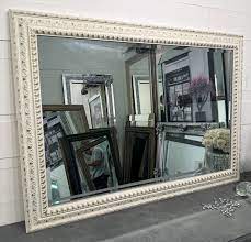Large White Shabby Chic Wall Mirror