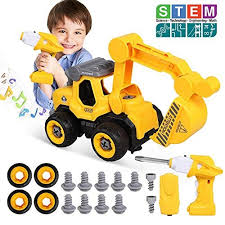 The two forward speeds include 2.5 mph & 5 mph. Lehoo Castle Take Apart Toys With Electric Drill Construction Truck For 6 Year Old Assembly Toy Car Vehicle Playset Remote Control And Music 4 8 Years Educational Toys Planet