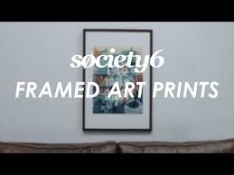 Framed Art Prints From Society6 Product Video Youtube