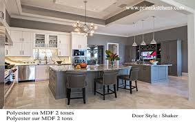 polyester doors kitchen cabinets in