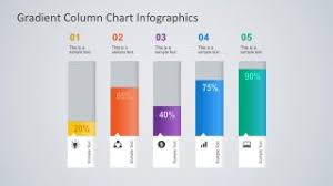 Gradient Column Chart Powerpoint Infographics Slidemodel