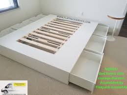 ikea bed frame with storage