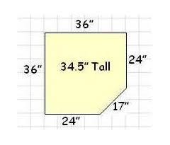 dimensions of 36 corner sink base cabinet
