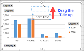 pivot chart title from filter selection