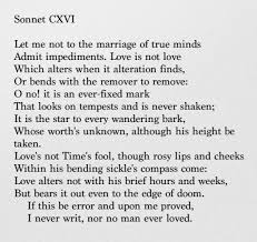 sonnet cxvi shakespeare relationships weddings and marriage sonnet cxvi shakespeare