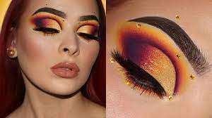 sunset fantasy w rhinestones makeup