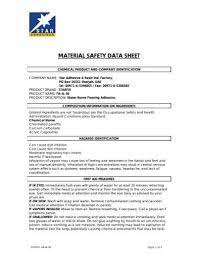 msds star adhesives and resin ind