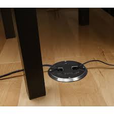 single gang floor box kit with recessed
