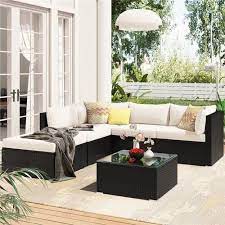 Ollie Outdoor Patio Sofa Set 4 Seater