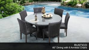 Outdoor Patio Dining Table With 6 Chairs