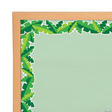Use border utilities to add or remove an element's borders. Tropical Leaves Wide Bulletin Board Borders Oriental Trading