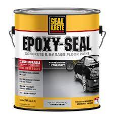 seal krete epoxy seal 1 gal low voc armor gray concrete and garage floor paint