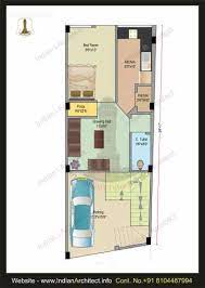 17 Feet Wide Modern House Plan At Rs 7