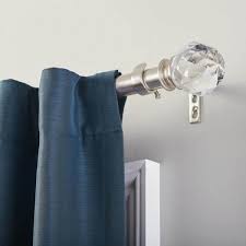 Curtain Rod Finial In Brushed Nickel