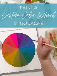 Painting A Custom Color Wheel