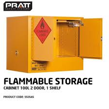 flammable liquid storage cabinet 100l