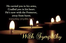 sympathy card messages for loss of