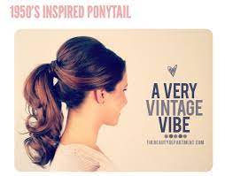 1950s hairstyles ponytails clearance