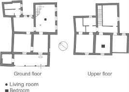plans of the ground and upper floors