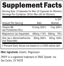 optimum nutrition zma super supplement