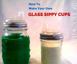 Mason Jar Into A Stylish Glass Sippy Cup