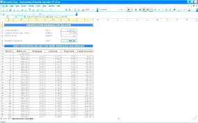 Amortization Schedule Excel Spreadsheet Mortgage Calculator Excel