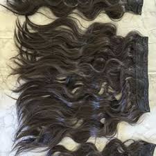 pc hair extensions dark natural brown