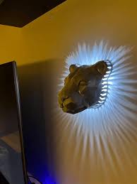 3d Animal Llight Show Wall Light
