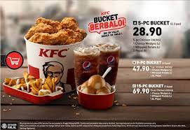 Kentucky fried chicken provides the best, the most scrumptiously cripsy fried chicken and zinger burgers that will leave your mouth watering for more. Senarai Harga Kfc Bucket Malaysia 2021 Lengkap