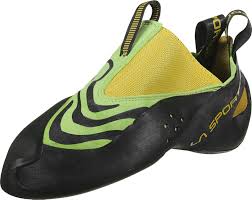 La Sportiva Speedster Climbing Shoe Yellow Green Size 41 5