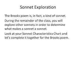 Sonnet Exploration Ppt Video Online Download