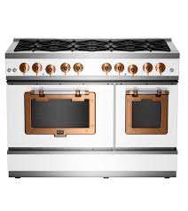 Looking for a double oven with a french door. The Secret To Making White Kitchen Appliances Look Chic Architectural Digest