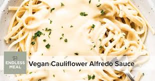 dreamy vegan cauliflower alfredo sauce