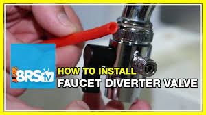 How to install a faucet diverter valve | BRStv How-To - YouTube