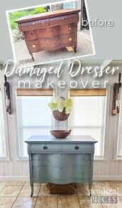 damaged dresser makeover prodigal pieces