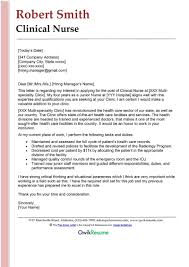 clinical nurse cover letter exles