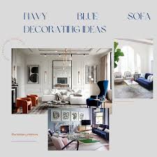 Navy Blue Sofa Living Room Ideas