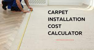 carpet installation cost calculator by