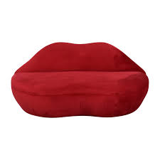 mae west style upolstered lip sofa