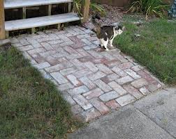 Dry Setting A Patio With Antique Bricks