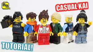 EASY!! LEGO NINJAGO MOVIE CASUAL KAI MINIFIGURE CREATION! - YouTube