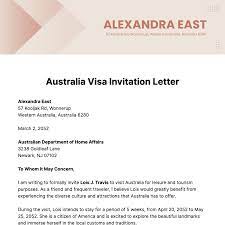 germany visa invitation letter template